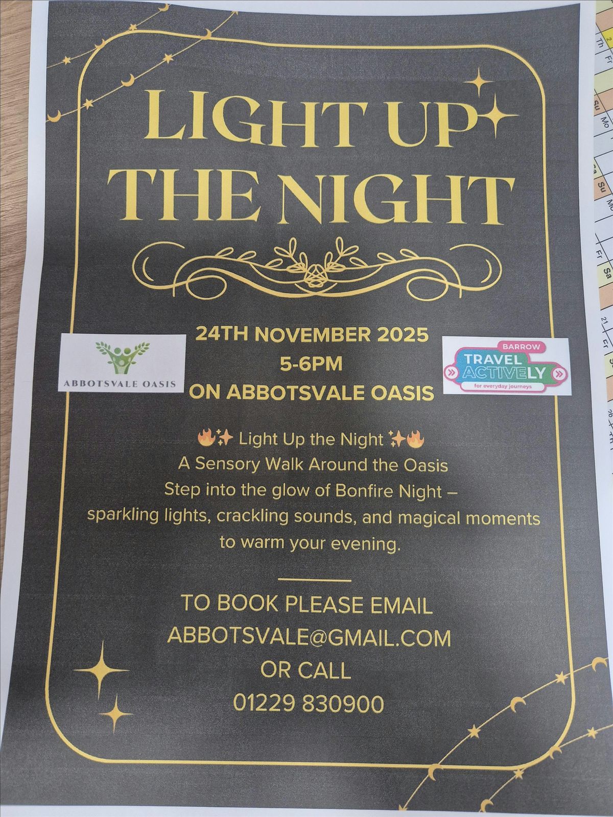 Light up the night walk