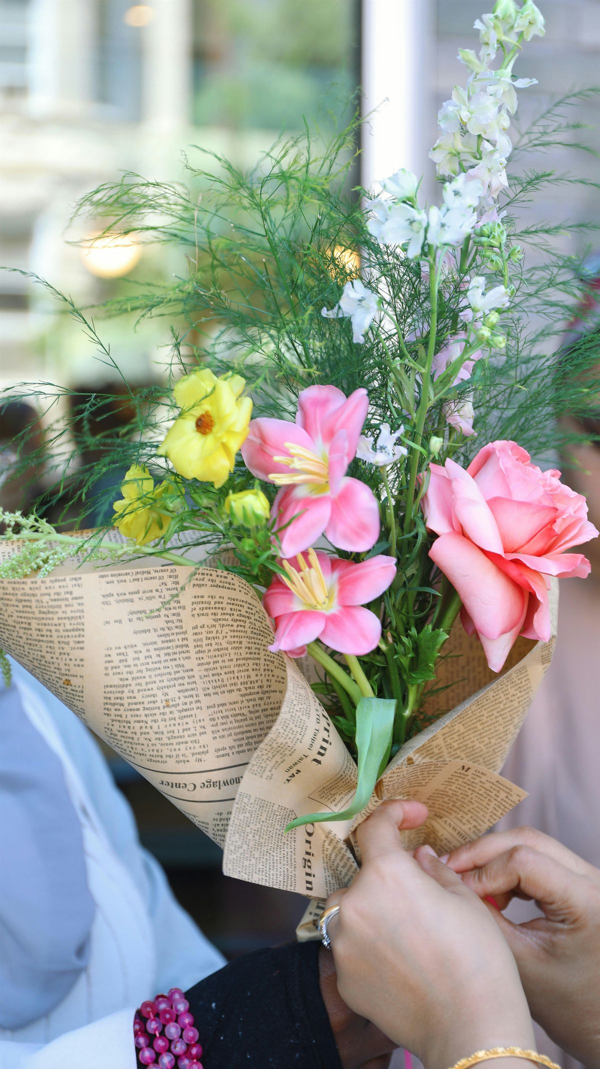 Petals and Pour at District Candle Lab