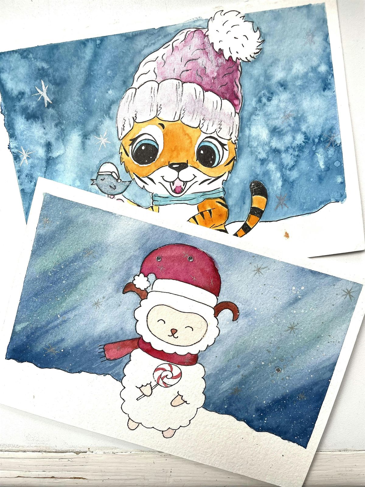 CHRISTMAS CHARACTERS | Watercolour Workshop| Thursday, December 11 | 5-7pm
