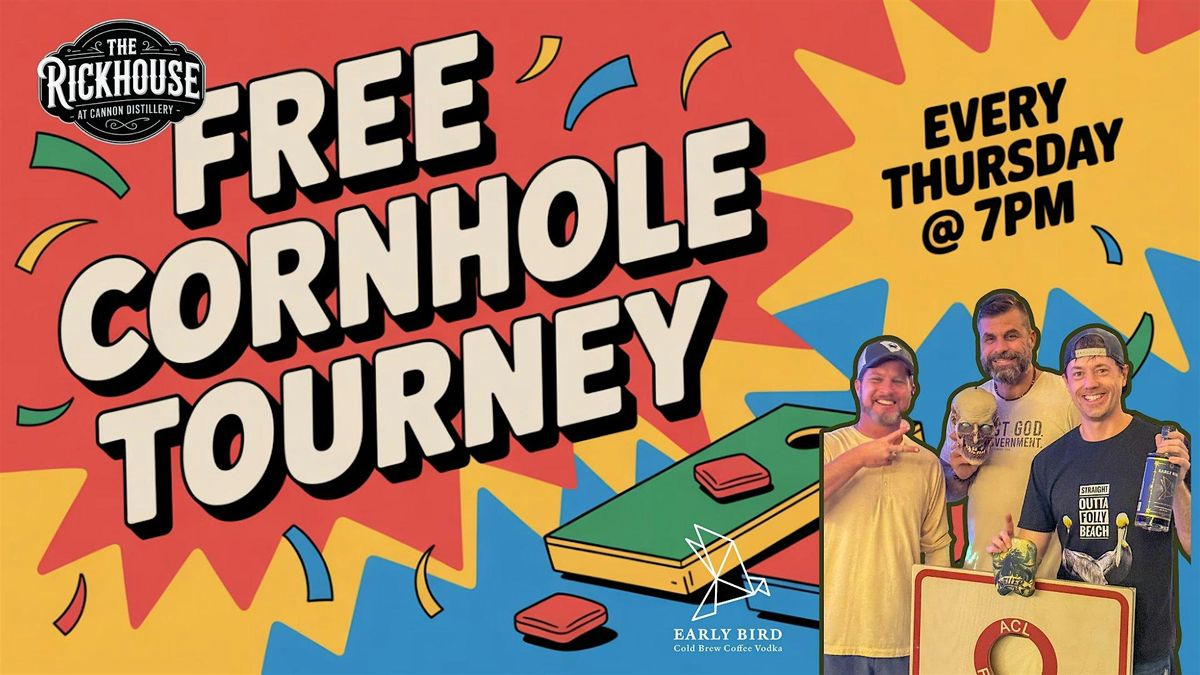 Cornhole Tourney FREE! Football on the big screen! Sponsored by Early Bird!