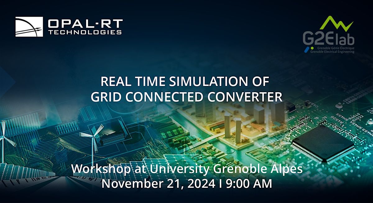 Workshop: Real Time simulation of grid connected converter