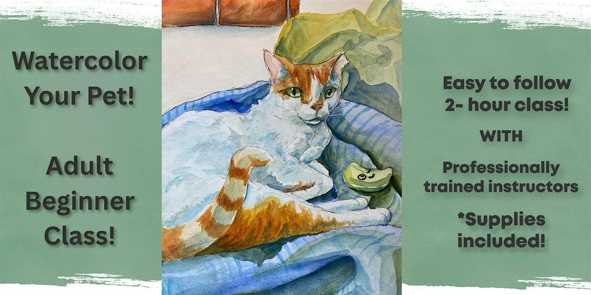 RemainReal Hosts: Watercolor Pet Portrait Class!
