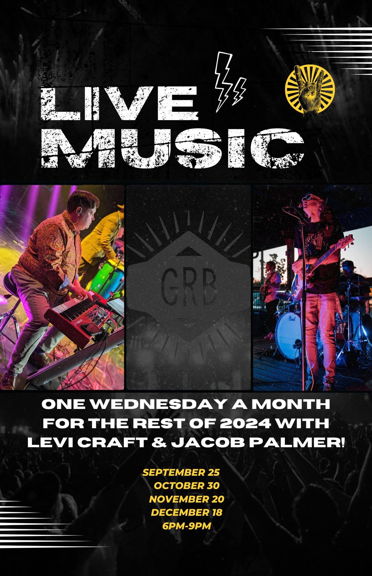 Live Music with Levi Craft & Jacob Palmer at GRB!