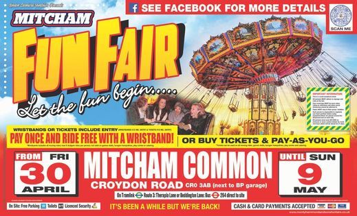 Mitcham Funfair by London Carnival Funfairs