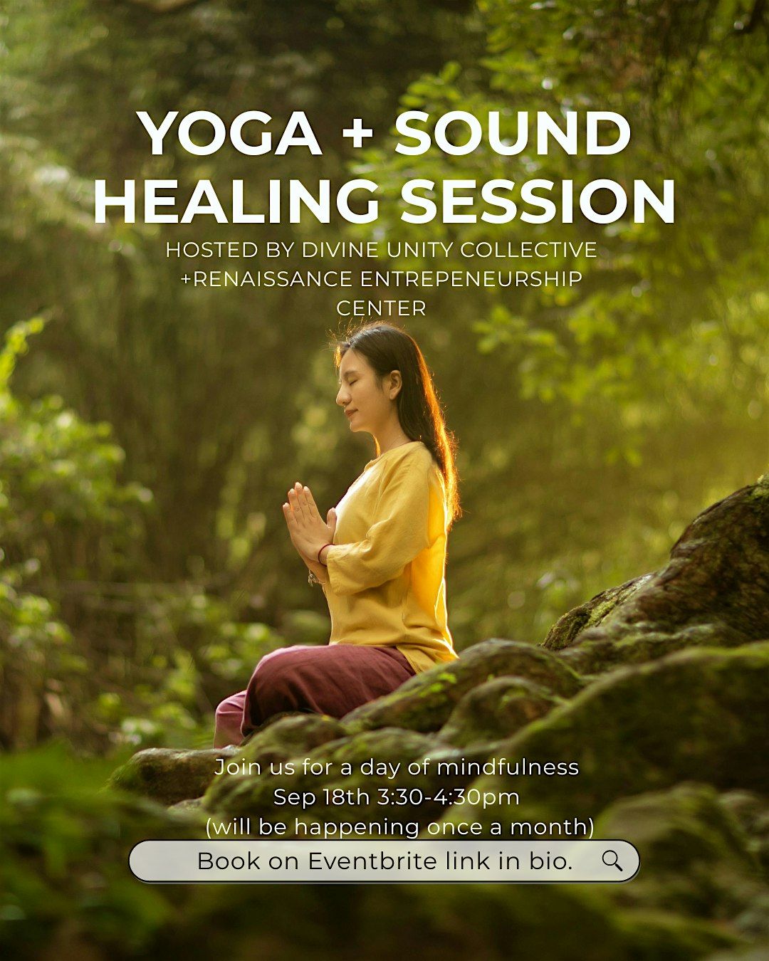 October's Yoga + Sound Healing Session