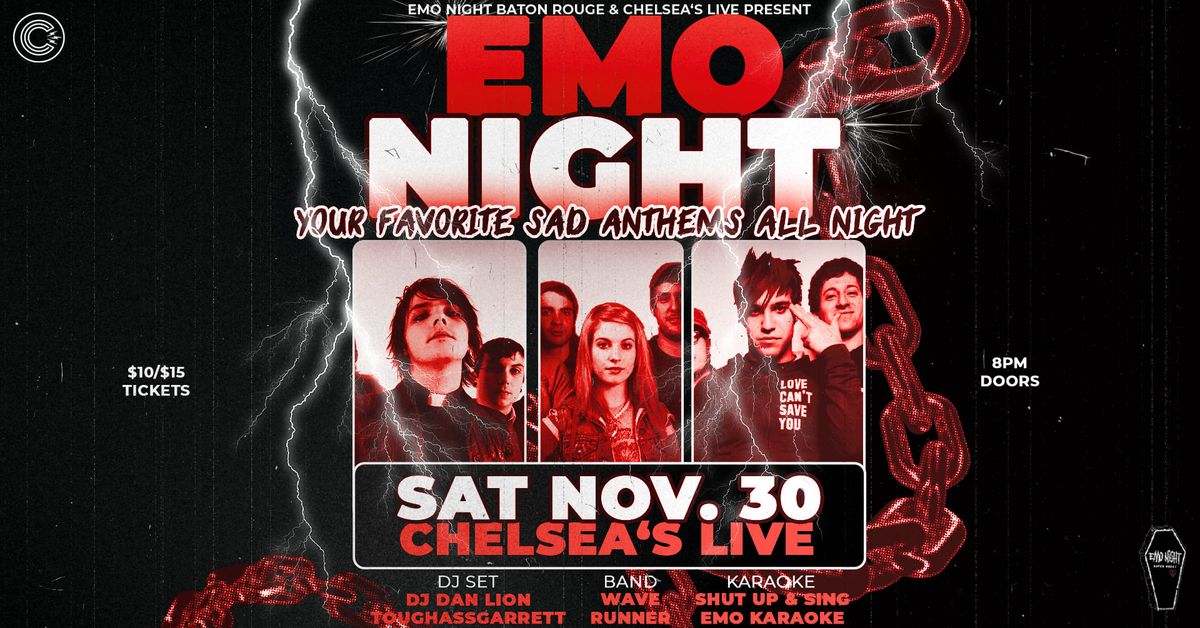 EMO NIGHT @ CHELSEA'S LIVE 