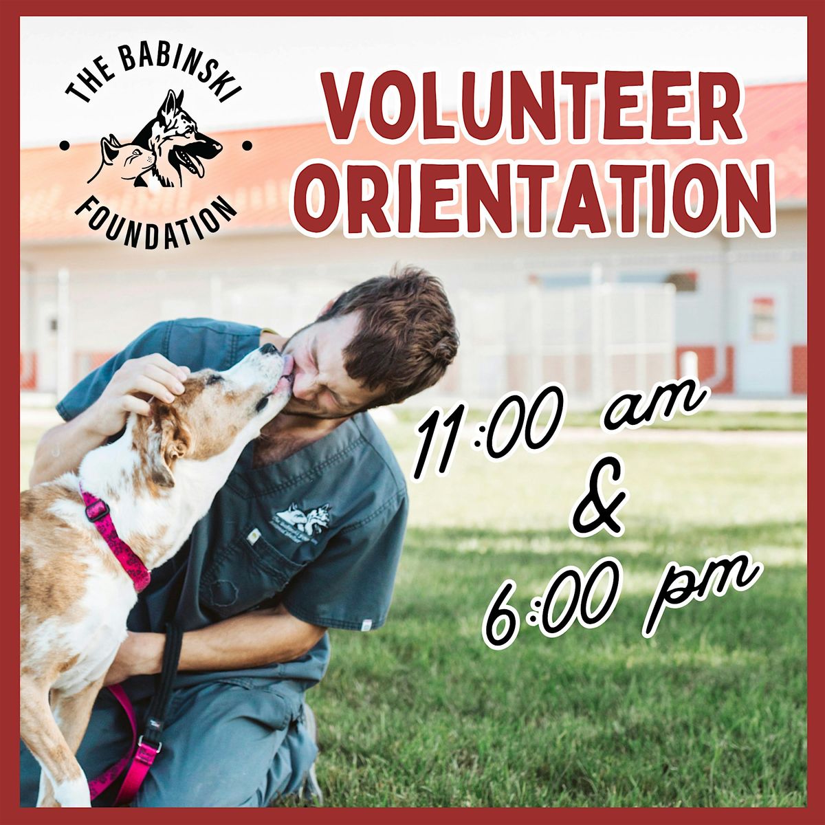 Volunteer Orientation at The Babinski Foundation Animal Shelter!