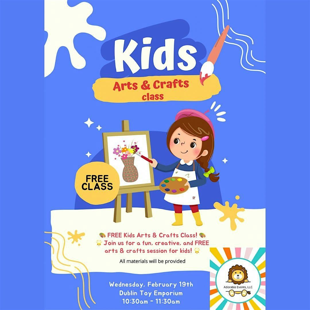 Free Kids Arts and Crafts Class