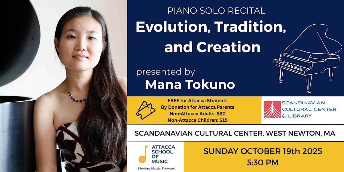 Evolution, Tradition and Creation: Piano Solo Recital with Mana Tokuno