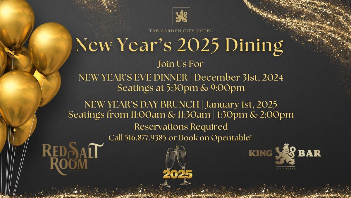 New Year's Dining: Ring In 2025!