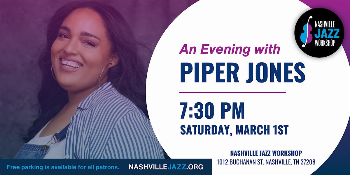 An Evening with Piper Jones