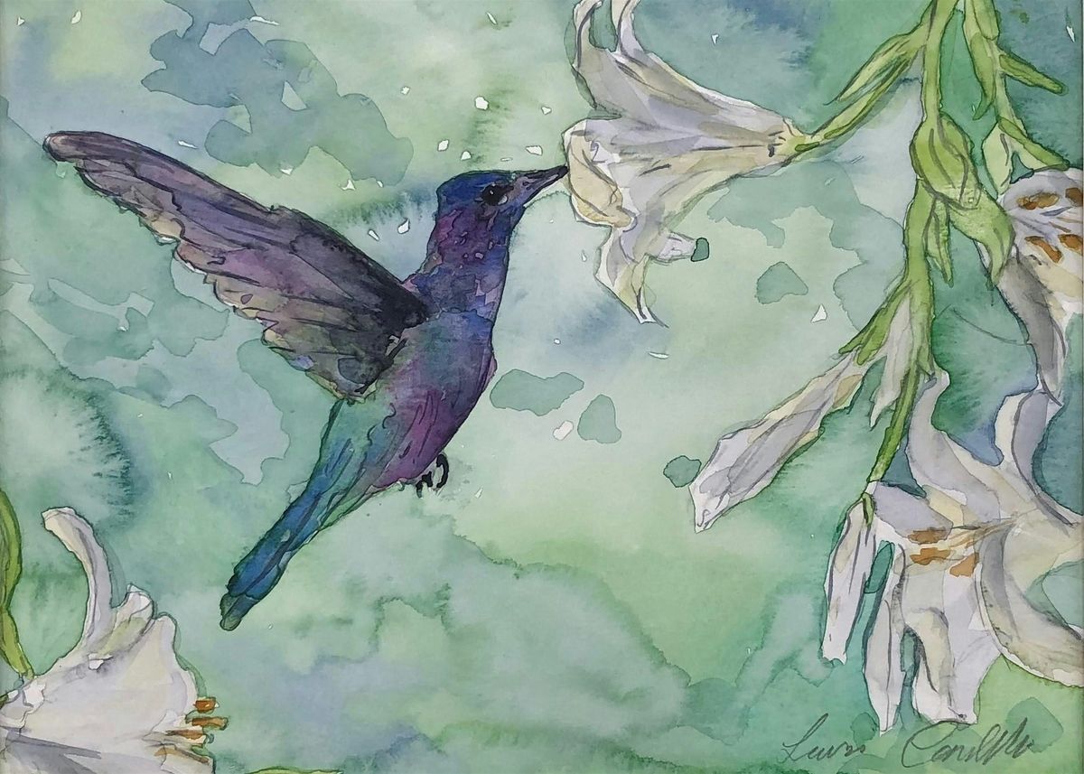 Watercolor Workshop- Hummingbird