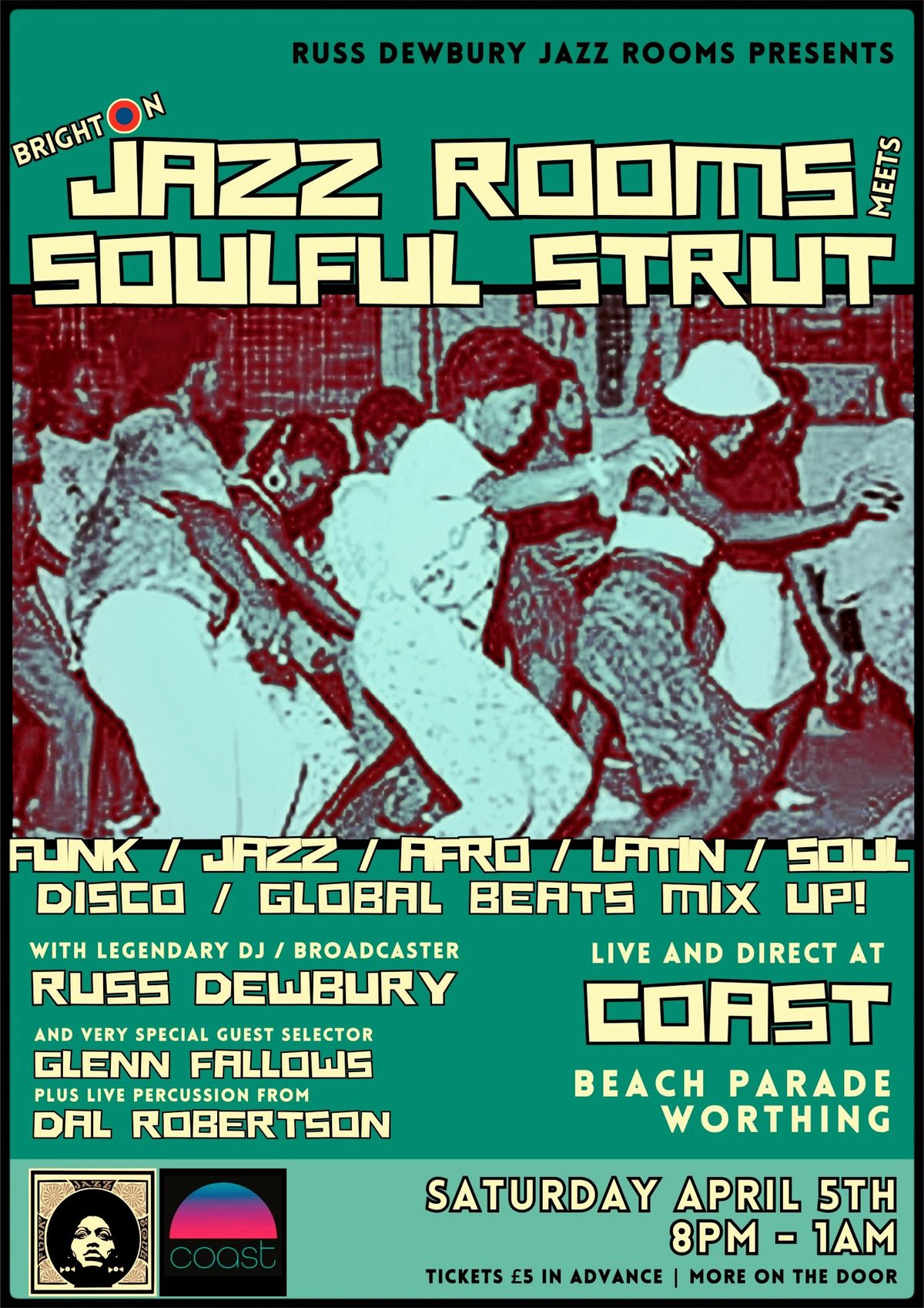 Jazz Rooms meets Soulful Strut Spring Party Worthing