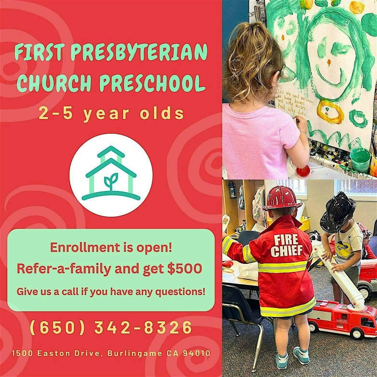 First Presbyterian Church Preschool is Open for Fall Enrollment!