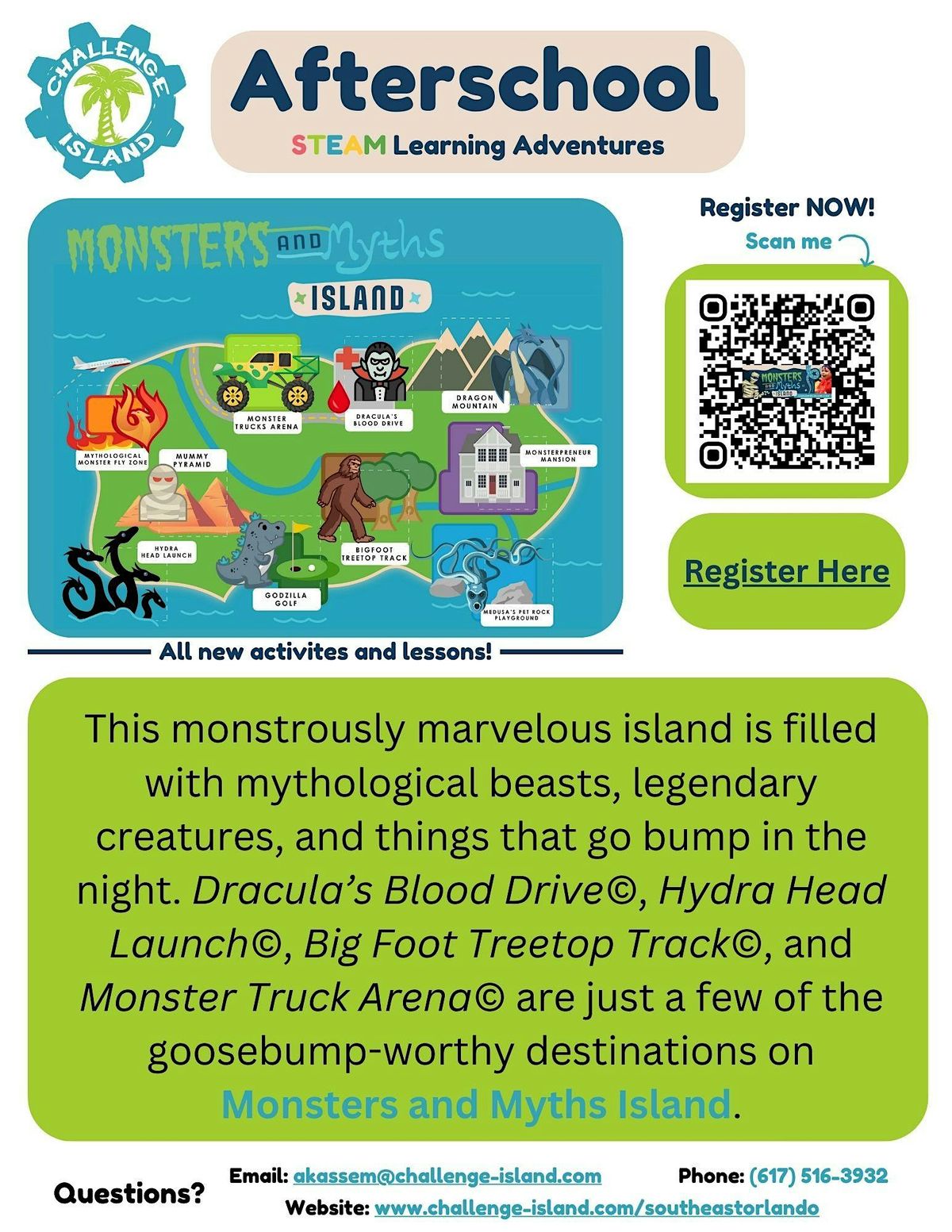 Monsters & Myths Afterschool Enrichment Class!