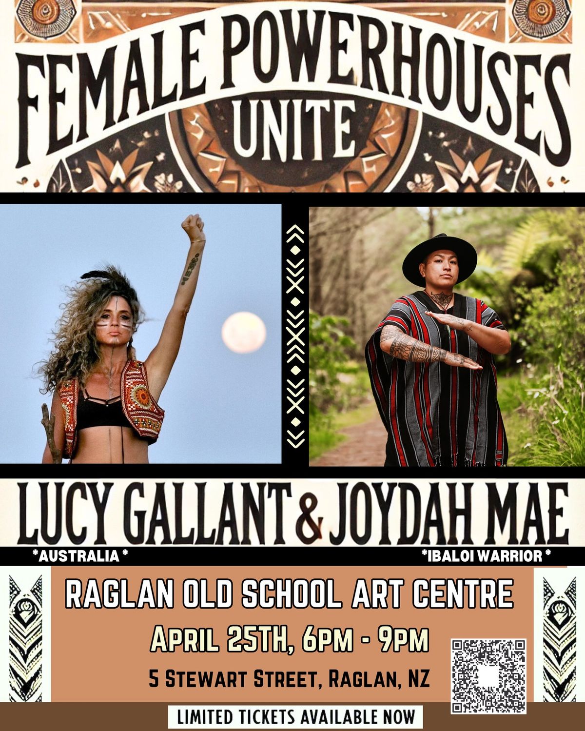 Female Powerhouses Unite: Lucy Gallant & Joydah Mae (Raglan, NZ))