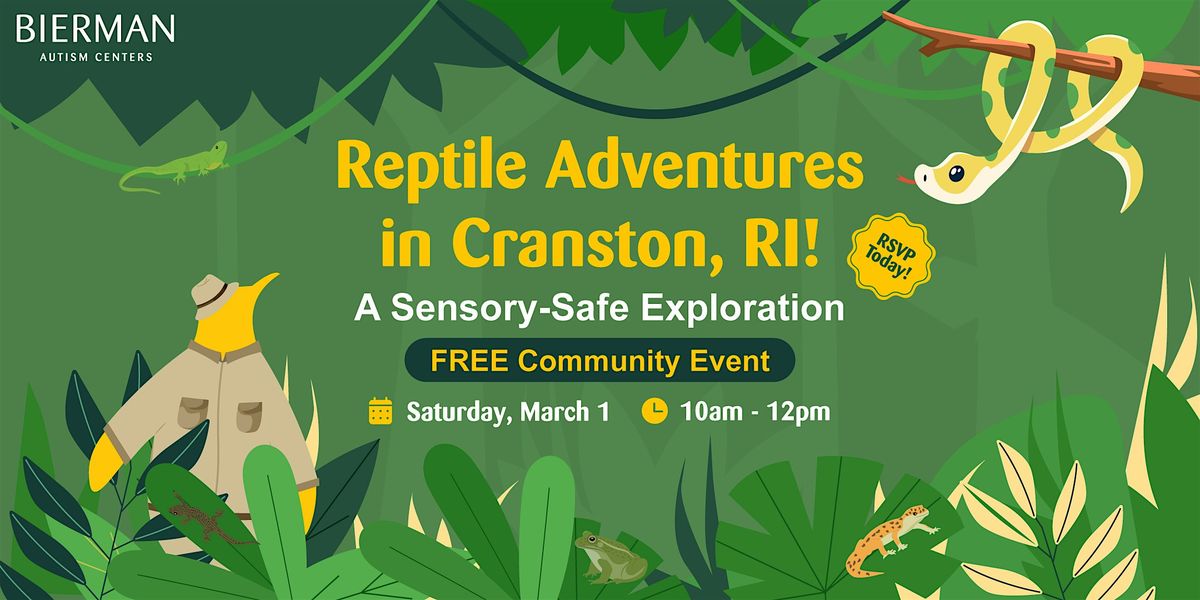 Free Sensory-Friendly Scaly Adventure in Cranston