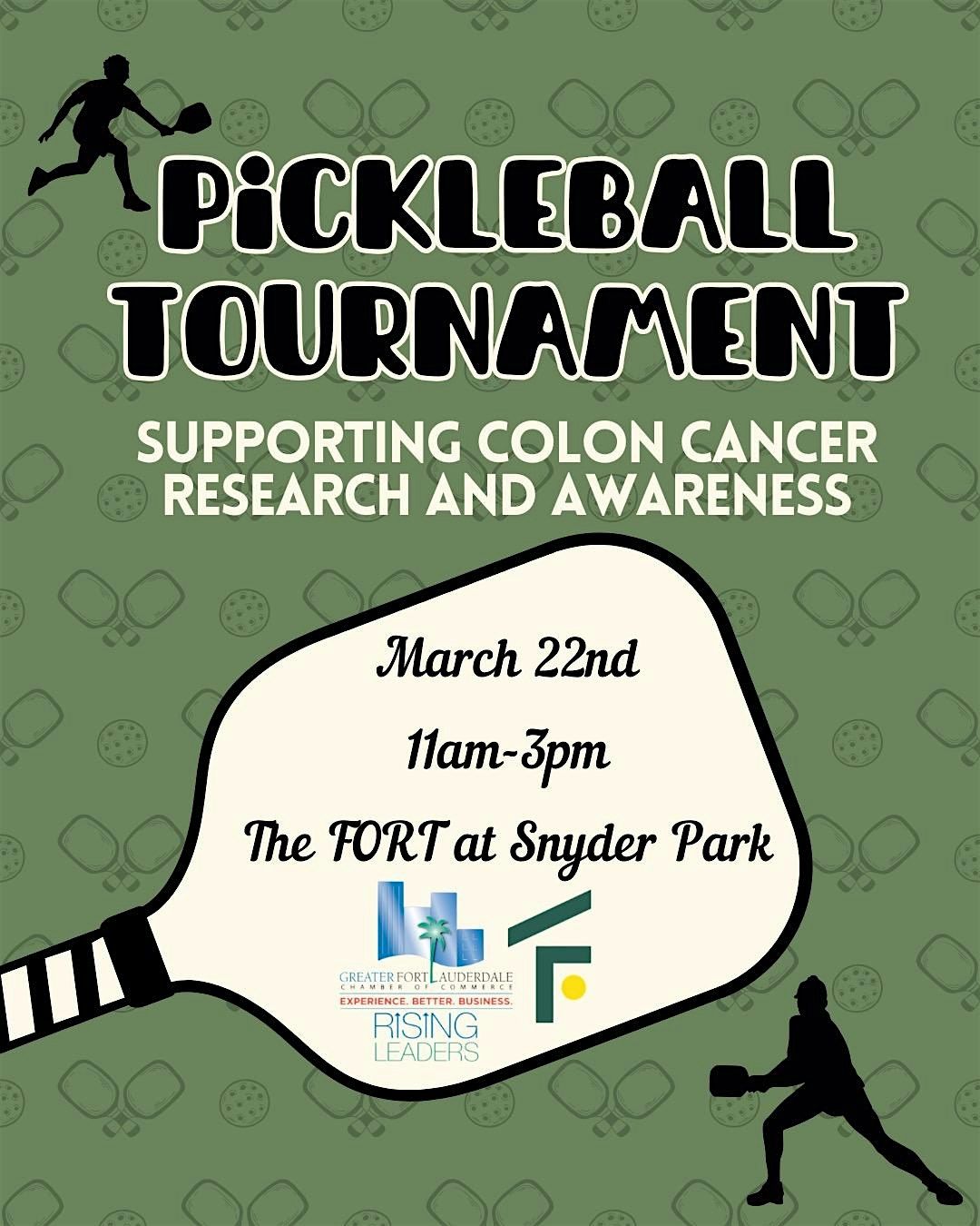 Colon Cancer Awareness Pickleball Tournament