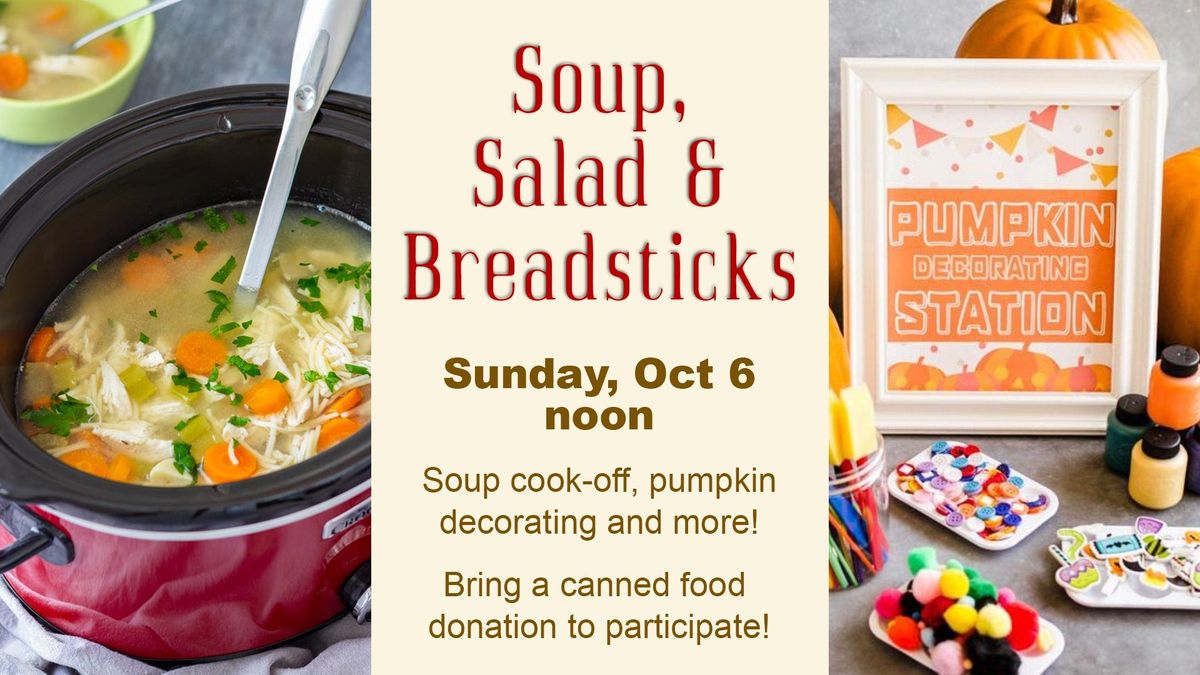 Soup, Salad & Breadsticks