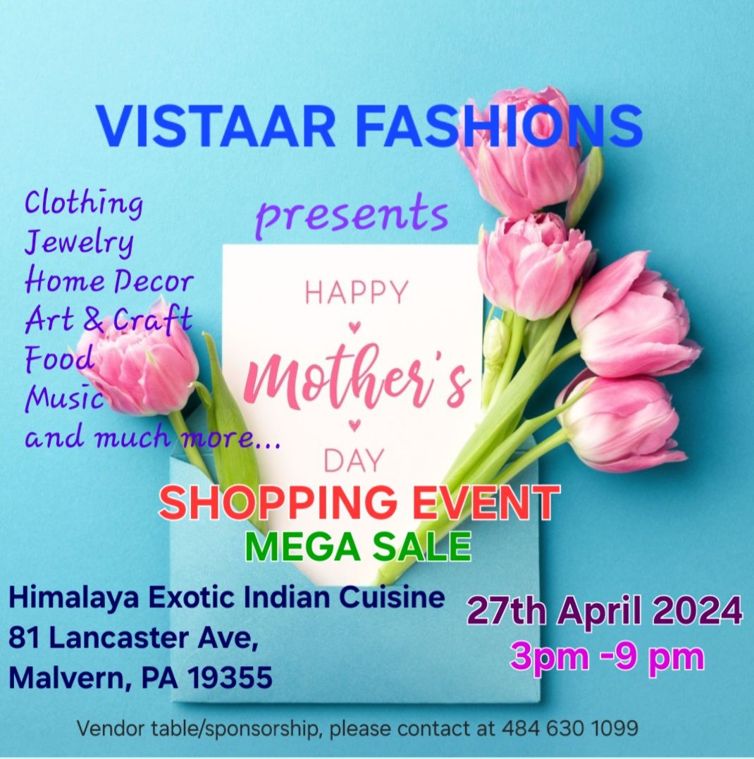 Mother's day Mega Shopping Event