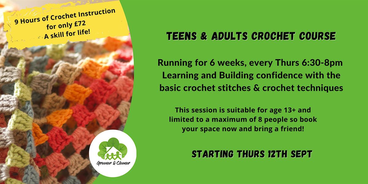 Teens & Adults Crochet Course