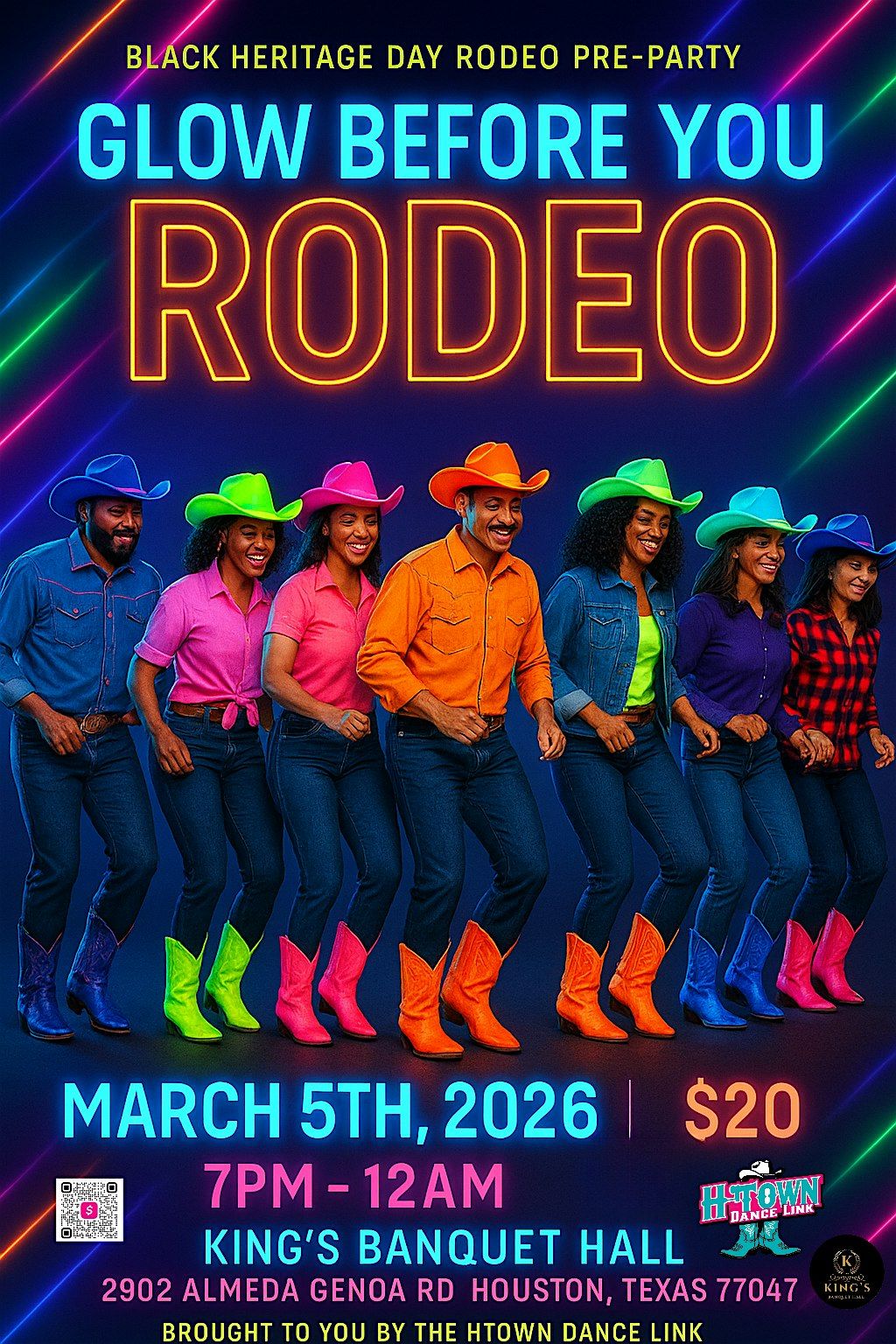 HTX BLACK HERITAGE DAY PRE-PARTY: GLOW BEFORE YOU RODEO