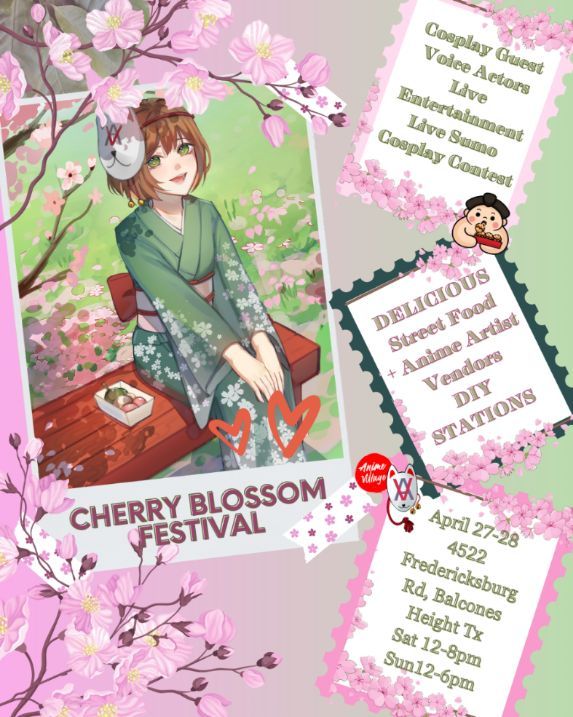 Otaku's Cherry Blossom Food + Anime Festival: San Antonio