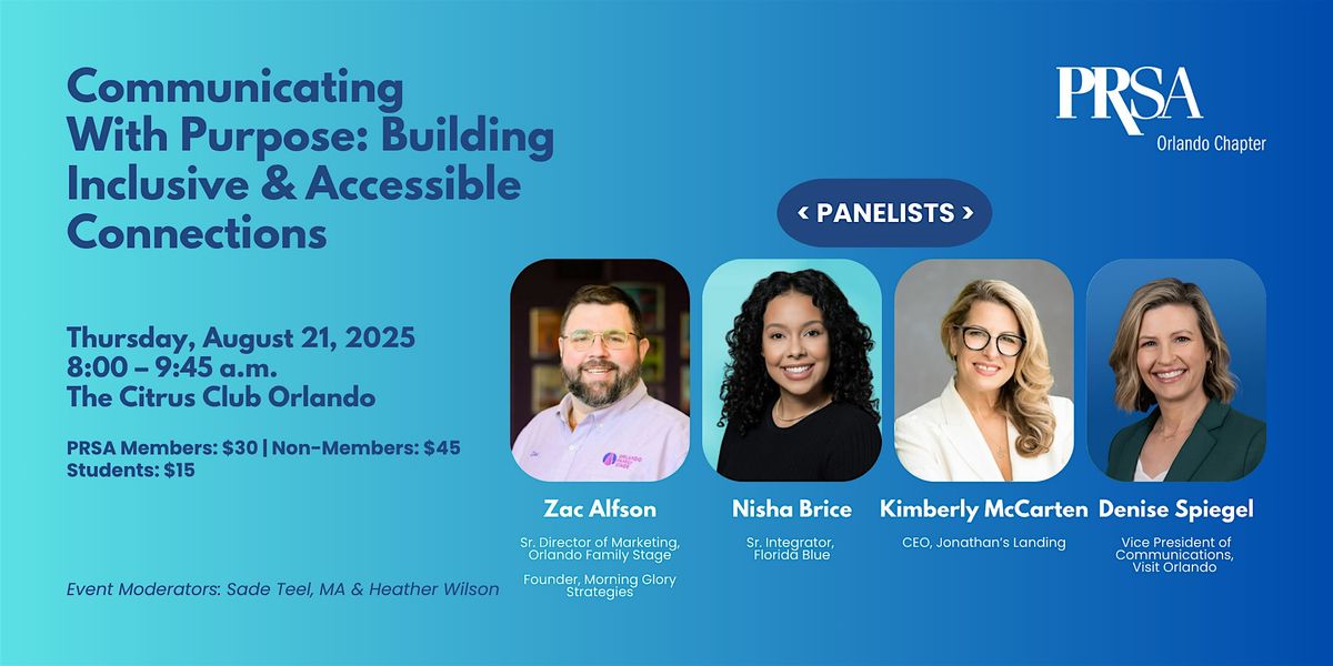 Communicating with Purpose: Building Inclusive & Accessible Connections