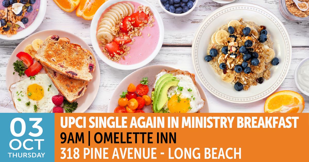 UPCI Single Again in Ministry Breakfast