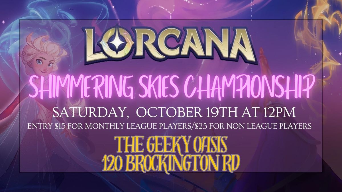 Lorcana Shimmering Skies Championship 