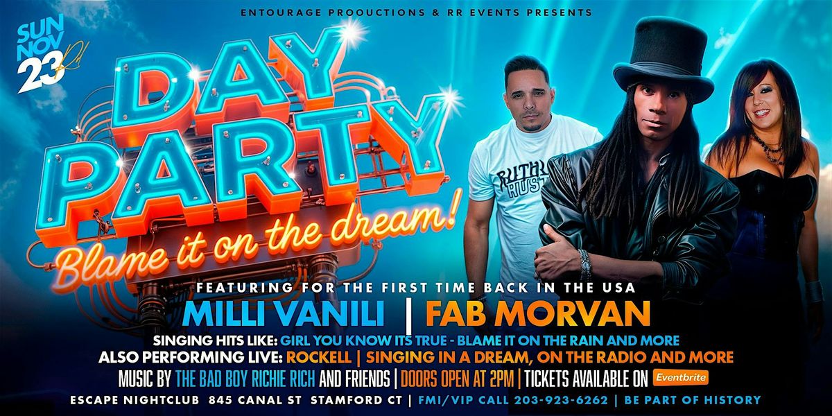 Milli Vanili & Rockell Performing live at Escape in Stamford CT