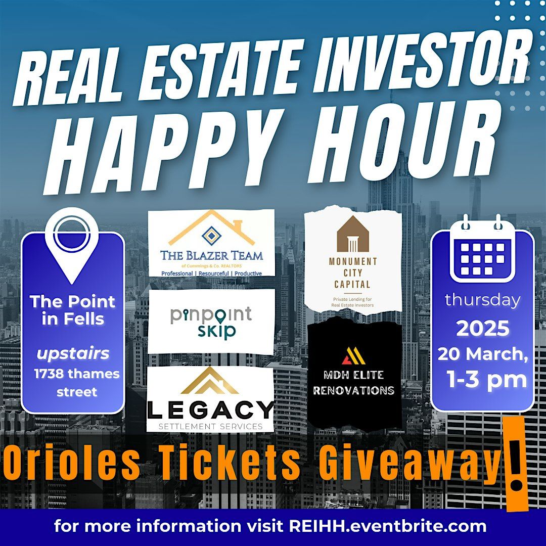 Real Estate Investor Happy Hour at The Point in Fells