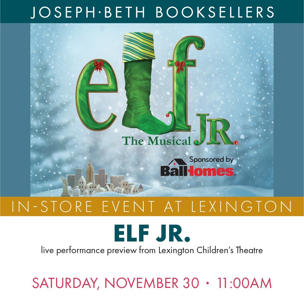 Elf Jr. Live Performance Preview from Lexington Children's Theatre