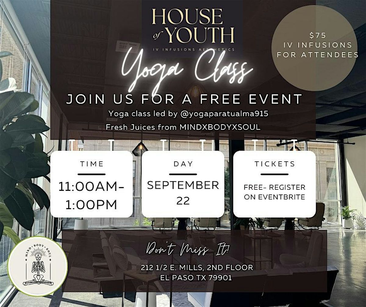 Namaste and Nourish at House of Youth