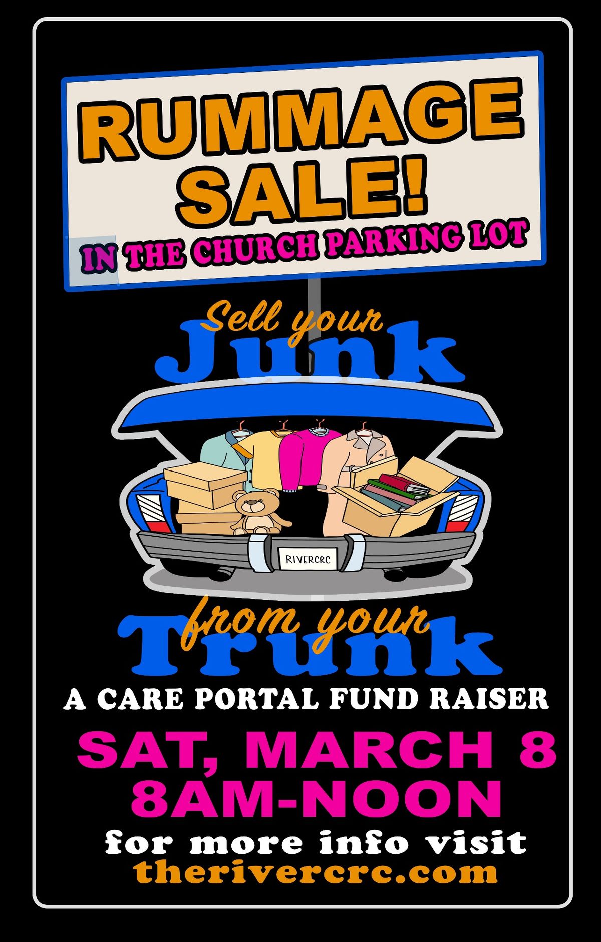 Sell Your Junk From Your Trunk RUMMAGE SALE