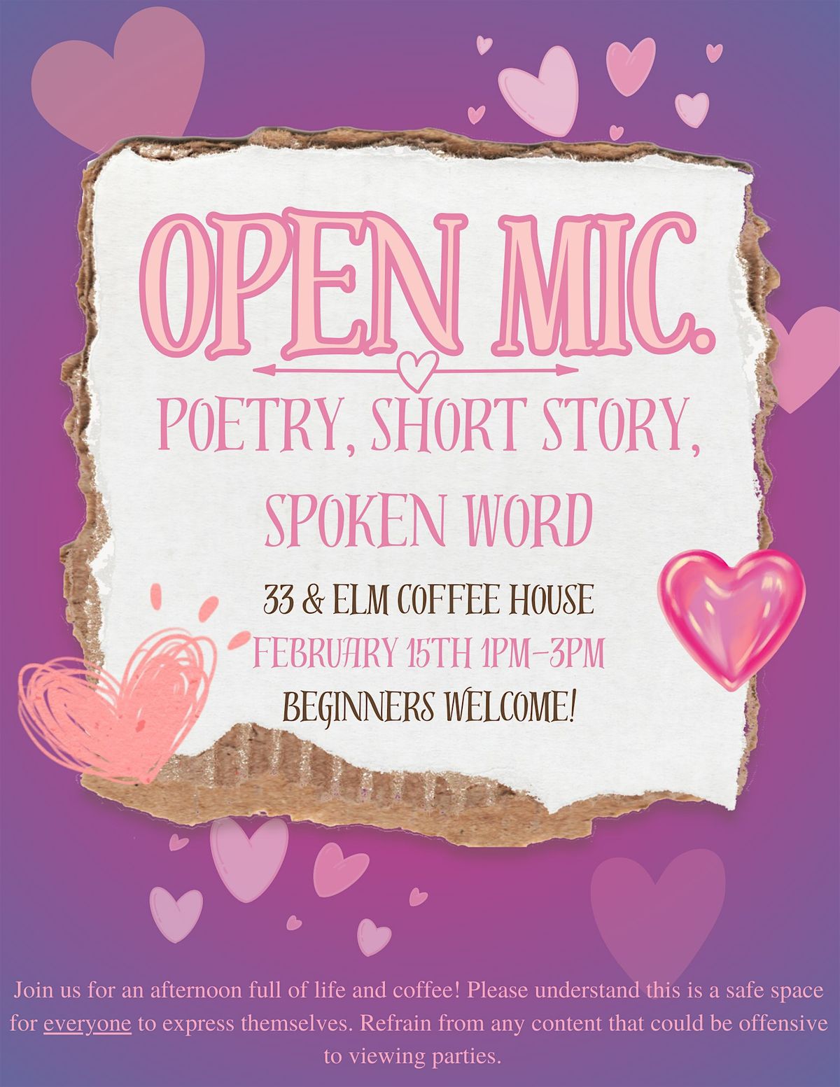 February Open Mic!