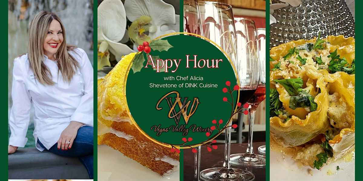 Holiday Appy Hour, Wine and Appetizer Pairing