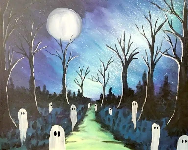 Ghost Walk - Paint and Sip at The Sideline - Owosso