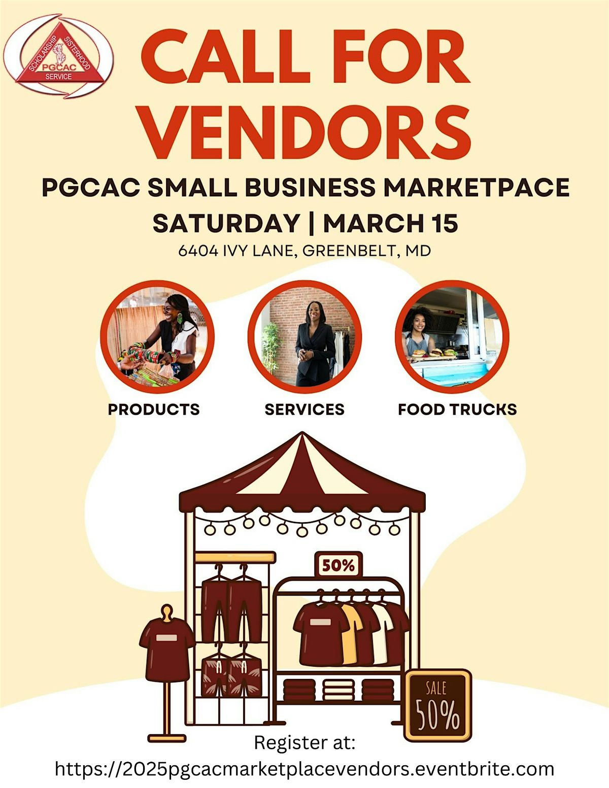 2025 PGCAC Marketplace Vendor Registration