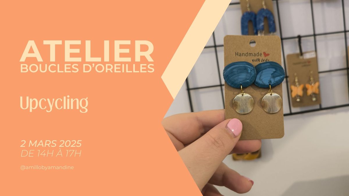 ATELIER CR\u00c9ATIF _ CREER TA PAIRE DE BOUCLES D'OREILLES UPCYCLEES  !!\u2728\ud83e\udd17