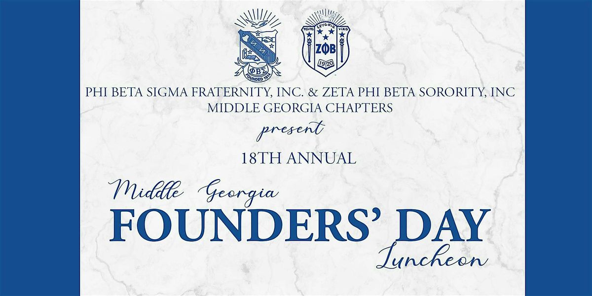 18th Annual Middle Georgia Founders' Day Luncheon