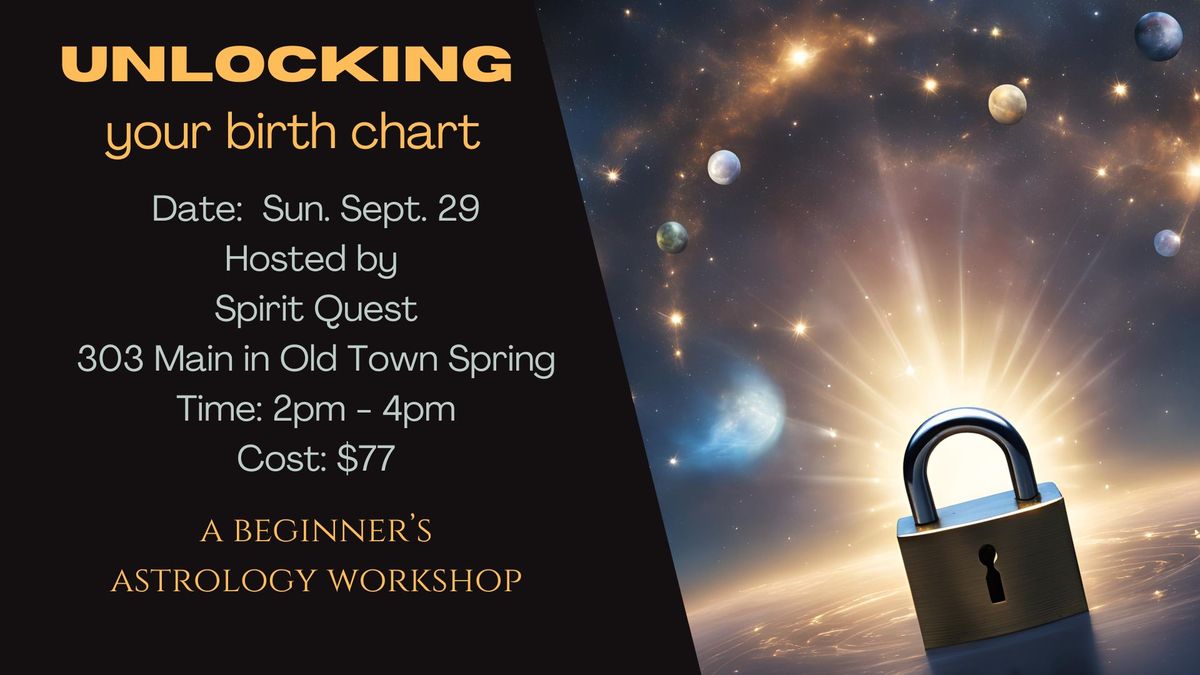 Intro to Astrology: Unlocking Your Birth Chart