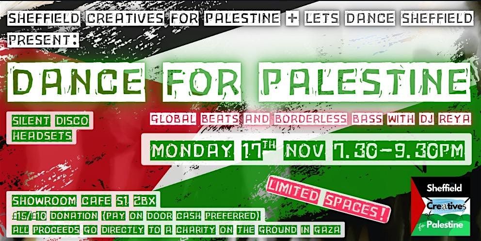 Sheffield Creatives for Palestine & Let's Dance Sheffield - Silent Disco