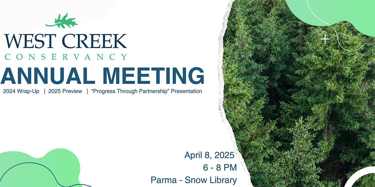 West Creek Conservancy's 2025 Annual Meeting