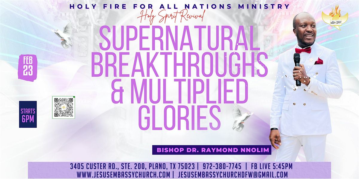 HOLY SPIRIT REVIVAL!