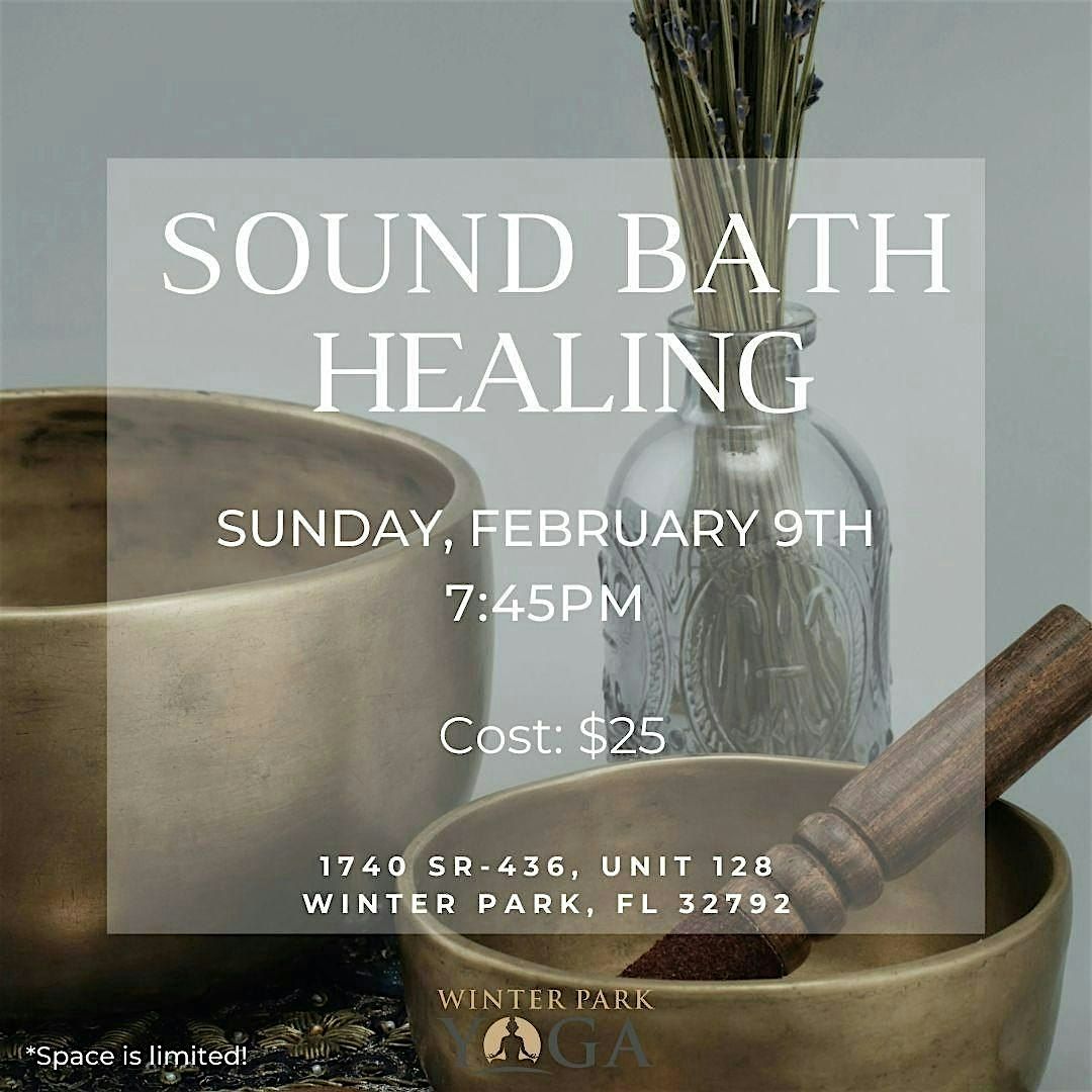 Sound Bath Healing at Winter Park Yoga