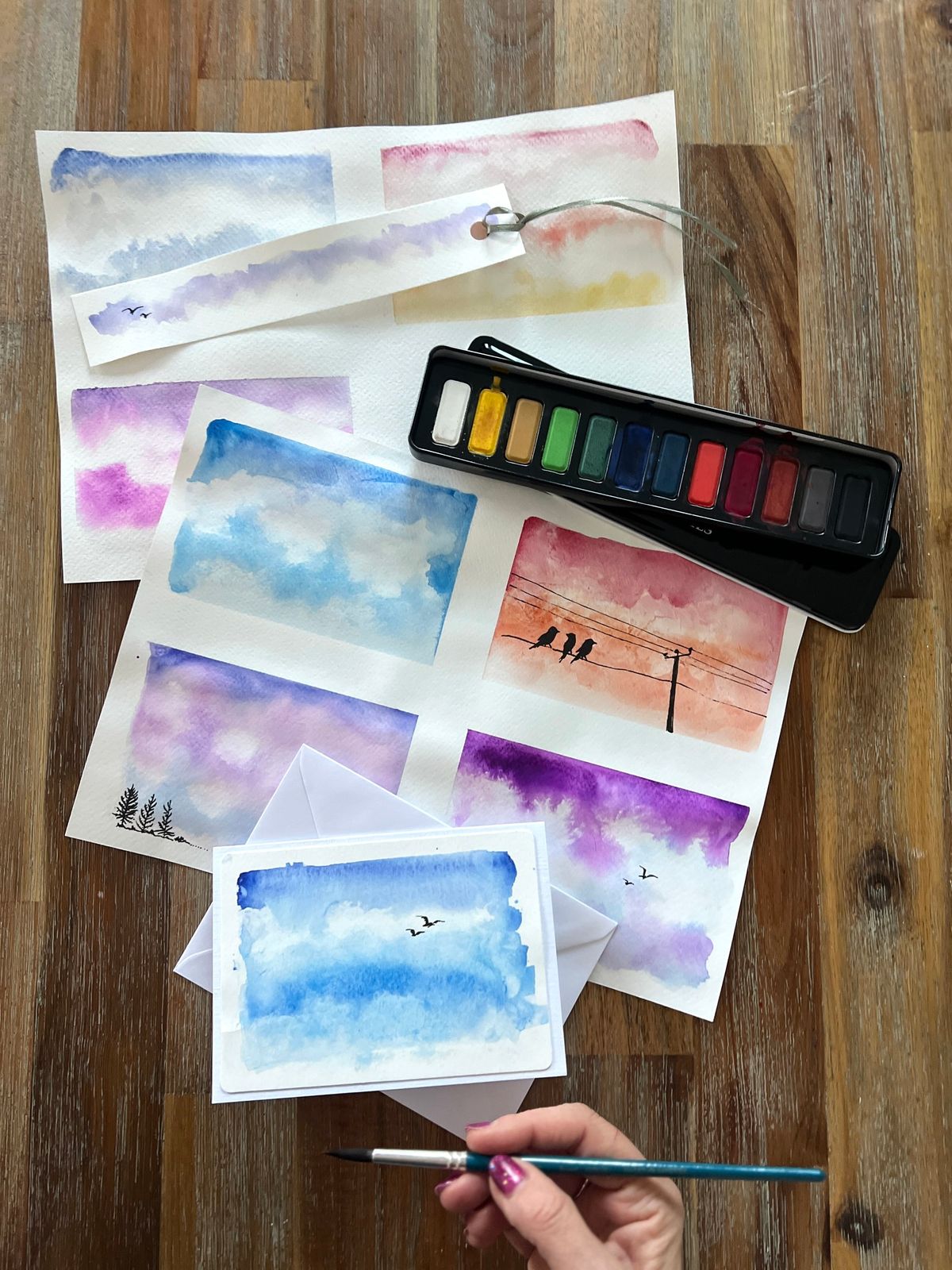 Watercolour Class With Afternoon Tea 