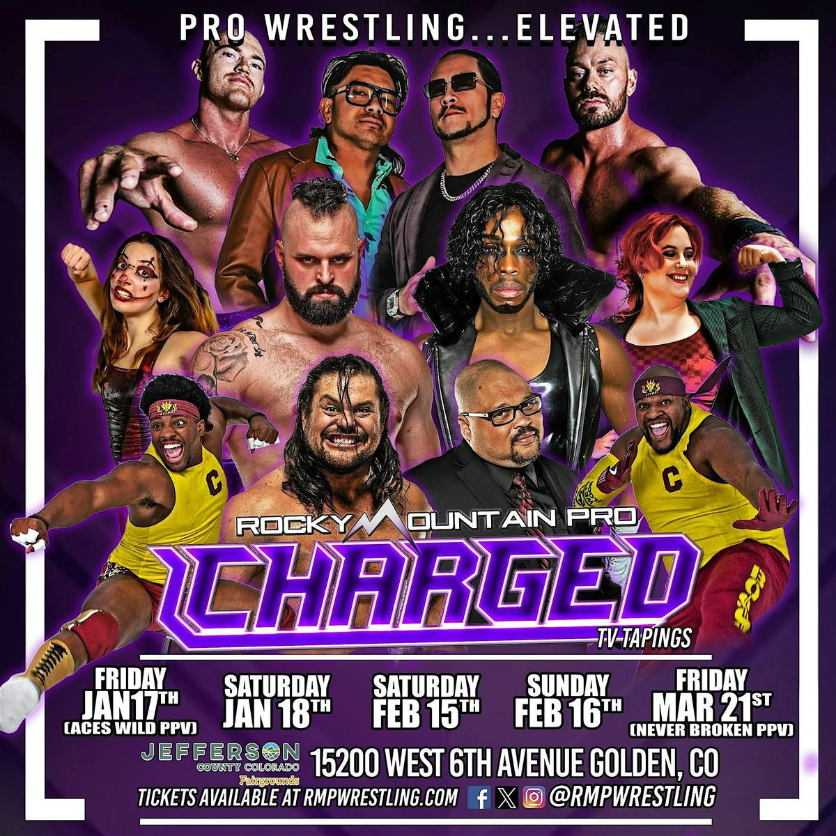 Rocky Mountain Pro "Charged" TV Taping - Pro Wrestling...ELEVATED!