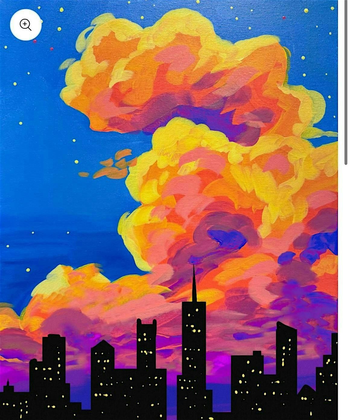 Drifting City Colors Sip And Paint