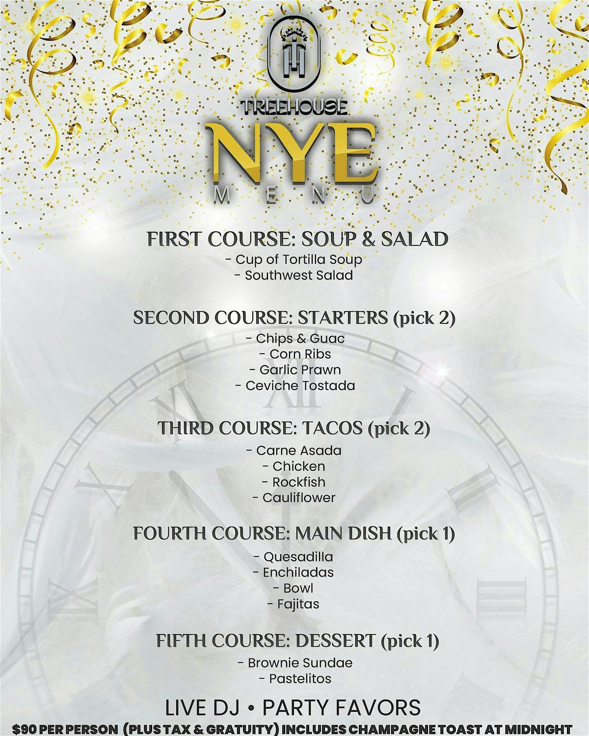 New Year's Eve at Treehouse